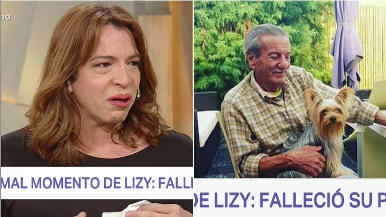 Lizy Tagliani lloró en Cortá por Lozano por la muerte de Jorge, su padre