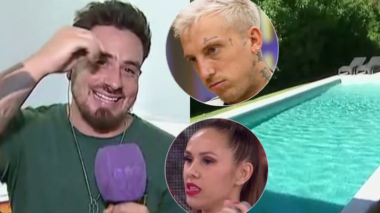 Así es la "pileta del escándalo" del audio de Fede Bal al Polaco: "Quedé muy libidinoso con lo del agua calentita"