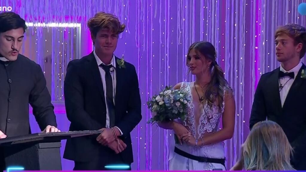 Marcos, Julieta y Nacho tuvieron su falsa boda acompañados de sus excompañeros antes de la gran final de Gran Hermano 2022