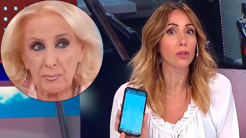 Paula Varela quedó sorprendida en pleno vivo al darse cuenta de que Mirtha Legrand la bloqueó