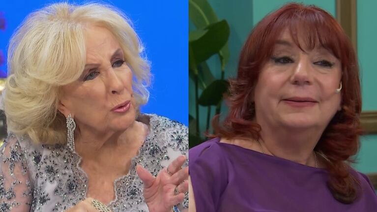 Filosísima frase de Mirtha Legrand a Ludovica Squirru al aire: "Nunca corrijas a una conductora"