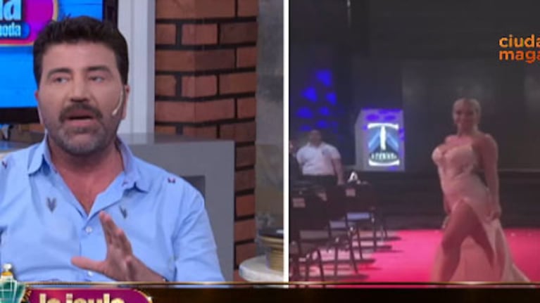 Fabián Medina Flores sobre el look de Sol Perez :"Ese vestido no es para una conductora"