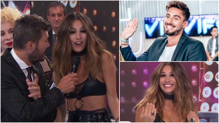 La reacción de Pampita en ShowMatch al preguntarle qué le pasaba con Nicolás Occhiato