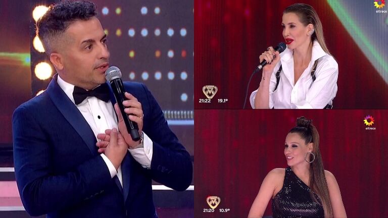 De Brito, picante al indagar a Guillermina Valdés ¡frente a Pampita! en ShowMatch: "Se odian, ¿no?"