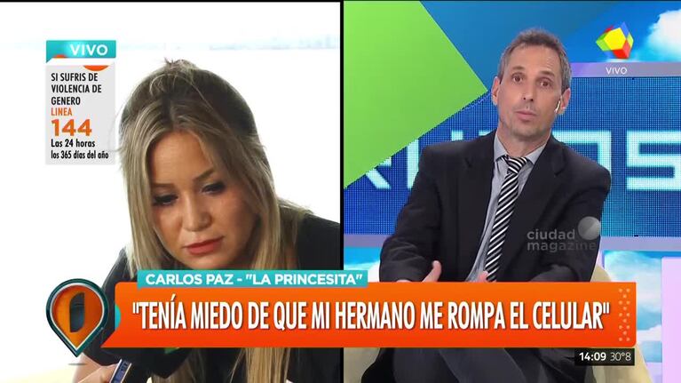 Karina la Princesita reveló la reacción del Polaco al enterarse del episodio de violencia que presenció su hija