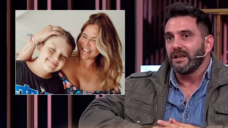 El novio de Nazarena Vélez habló del vínculo especial que tiene con Thiago, el hijo menor de la artista