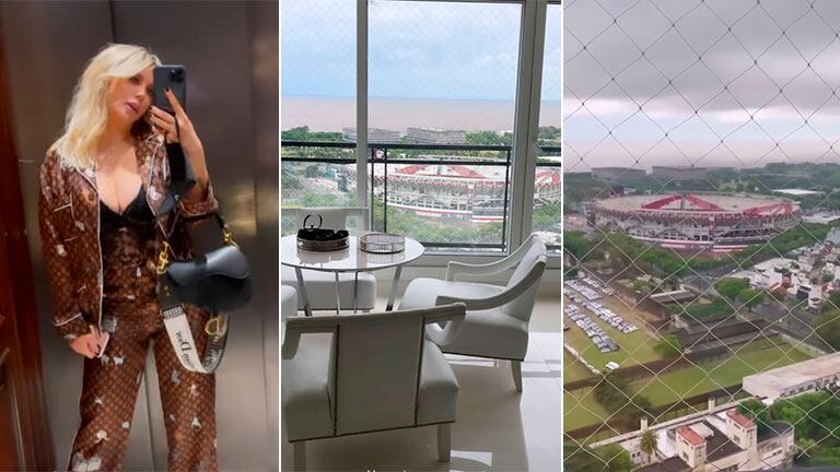 Wanda Nara mostró su espectacular departamento en Buenos Aires ¡frente a la cancha de River!