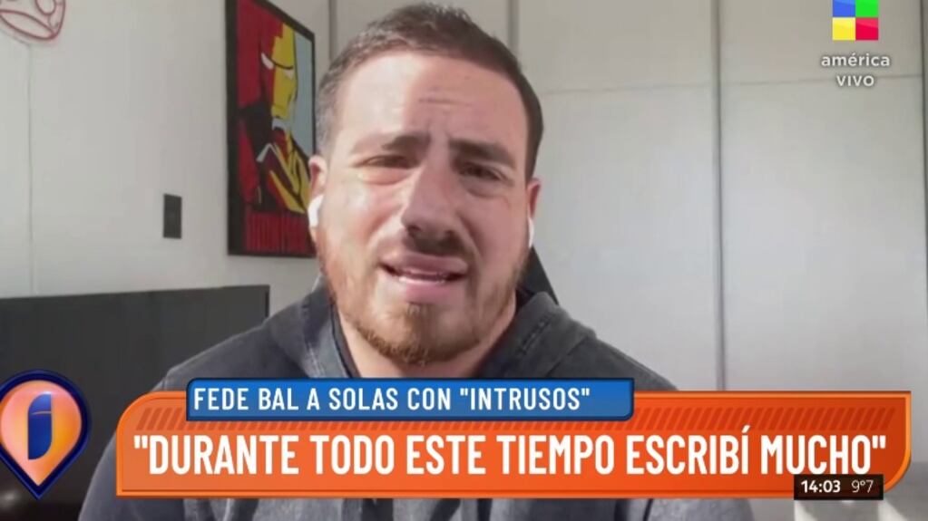 La palabra de Fede Bal en Intrusos tras anunciar que se curó del cáncer: "Tuve mucho miedo, noches sin dormir y empecé a tener una sinceridad vomitiva"