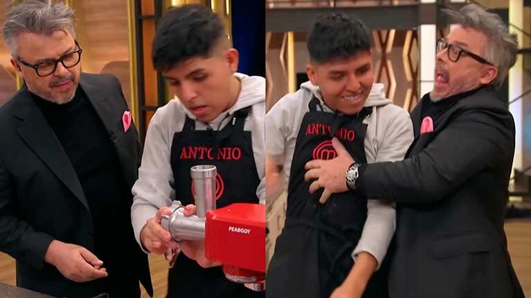 Donato de Santis le hizo un insólito exorcismo a Antonio en MasterChef