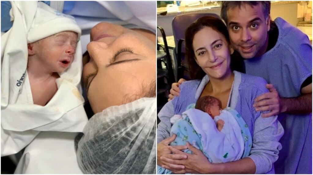 Luciana Aymar fue mamá por primera vez y presentó a Félix en las redes