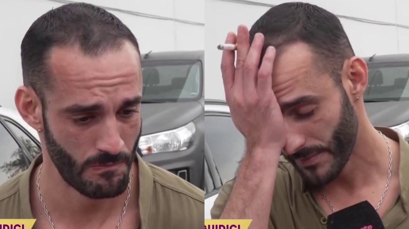 Desconsolado llanto de Maxi Guidici, 24 horas antes de su intento de suicidio