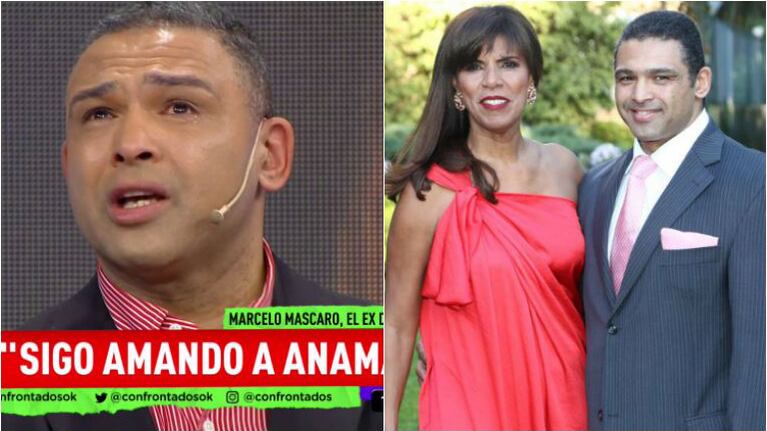 Las lágrimas de Marcelo, expareja de Anamá Ferreira, en Confrontados: "La sigo amando"