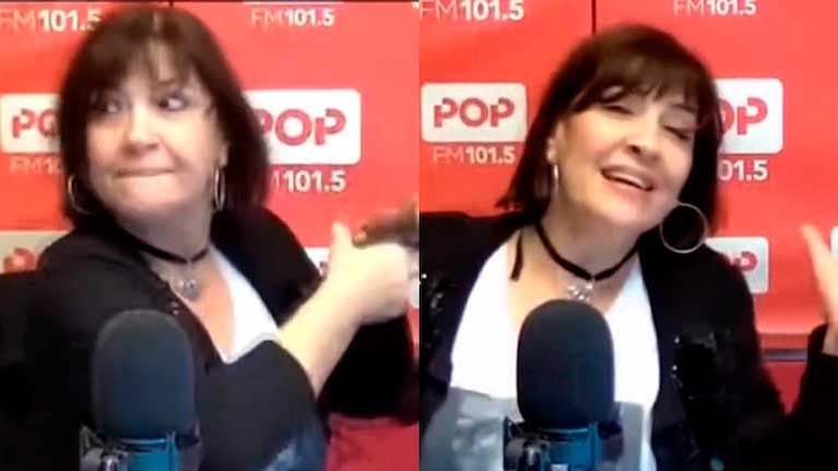 La Negra Vernaci revoleó sus auriculares por el aire y explotó en vivo contra su producción: "¡Los odio!"