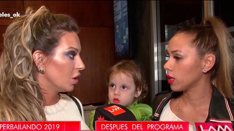 Noelia Marzol y Barby Silenzi se cruzaron tras su pelea en el Bailando
