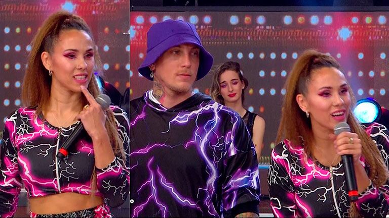 La bronca de Barby Silenzi en plena coreografía, junto al Polaco, con insulto incluido