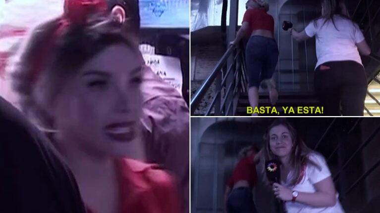 Charlotte Caniggia, gritos y corrida tras negarle una nota a la notera de LAM: "¡Qué densa! ¡Basta, ya está!"