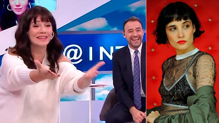 Griselda Siciliani y una desopilante reacción al ver un videograph sobre Flor Torrente en Intrusos