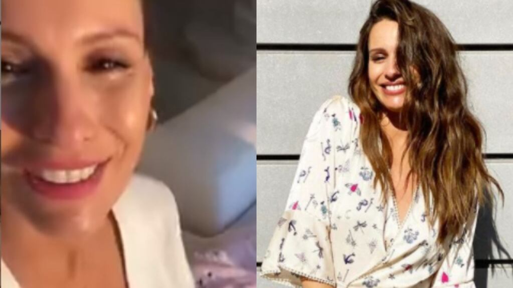 Pampita habló desde la clínica tras dar a luz a Ana: "Me voy a dormir la siesta que no doy más"