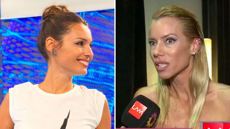 La reacción de Nicole Neumann cuando le dijeron que le tira mala onda a Pampita