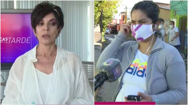 El incómodo momento de Mónica Gutiérrez con una entrevistada en Crónicas de la tarde
