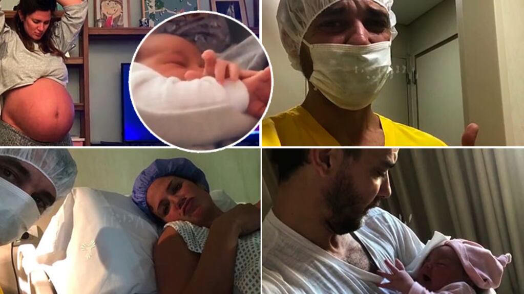 ¡Mostró la carita! Pedro Alfonso compartió un emotivo video de cómo fue la llegada al mundo de su hija Filipa