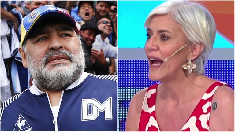 Débora D’Amato habló en Intrusos de la salud de Maradona: "Antes tomaba los medicamentos con cerveza"