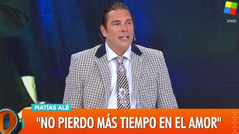 La confesión de Matías Alé sobre sus deseos de ser papá: "Hoy no me siento preparado; de hecho, pensé en hacerme la vasectomía y el día de mañana adoptar"
