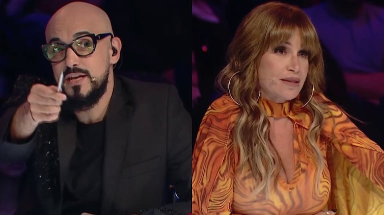 Abel Pintos se cansó de las “gastadas” de Flor Peña en Got Talent y le paró el carro: “Basta”