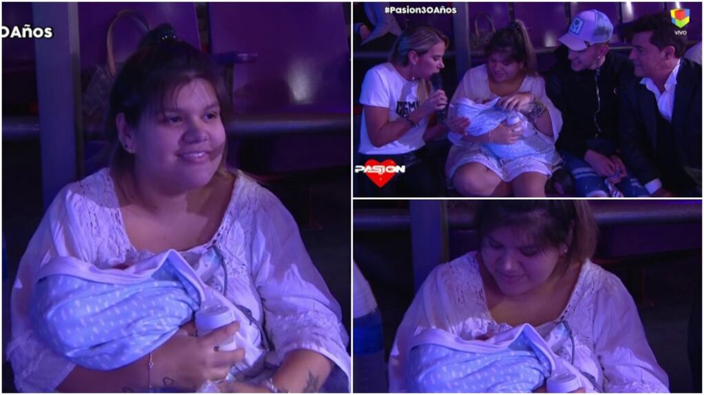 More Rial mostró por primera vez a su hijo en televisión