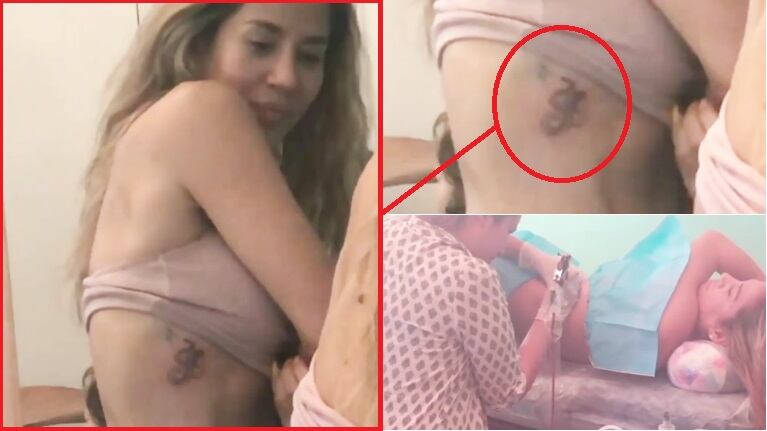 El nuevo tatuaje de Jimena Barón