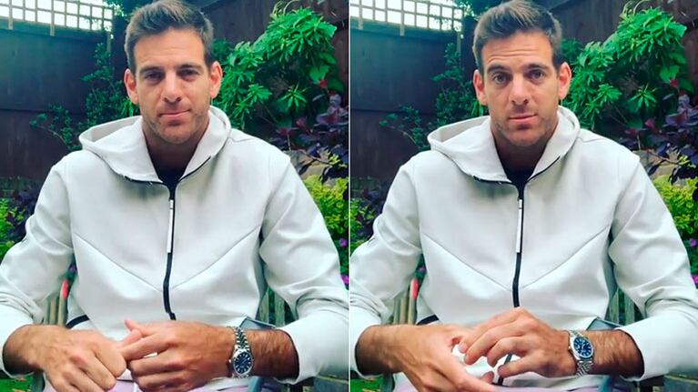 Juan Martín del Potro contó que será operado de la rodilla en Barcelona