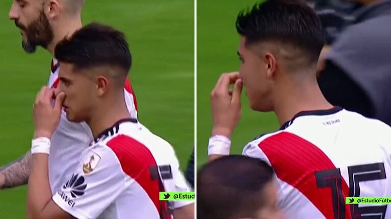 El gesto de Exequiel Palacios en la Bombonera que generó suspicacias
