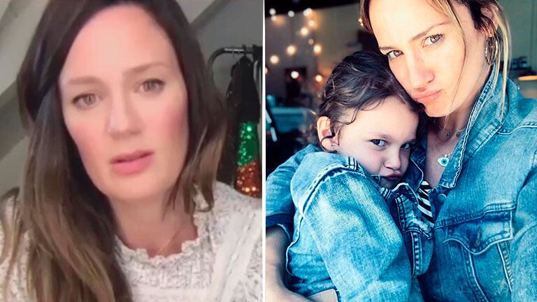 Paula Chaves explicó cómo lleva las clases virtuales su hija Olivia