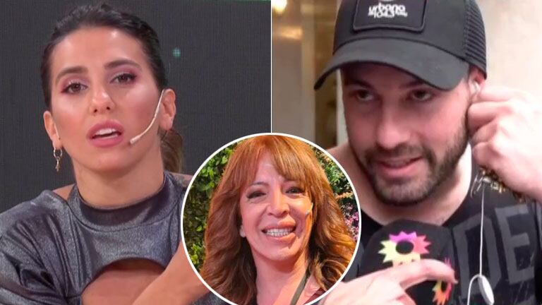 El duro cruce de Cinthia Fernández y Leo Alturria en un móvil en vivo