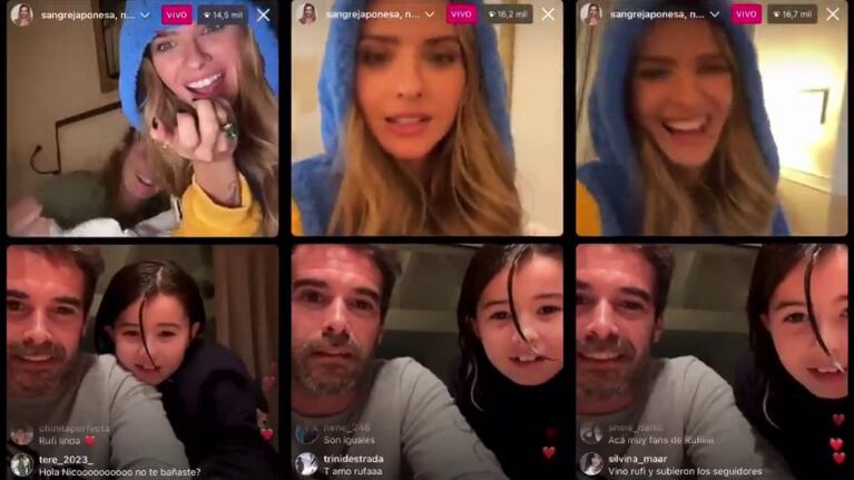 China Suárez intercatuó con Nico Cabré en un vivo de Instagram: "Preguntan si estás en pareja"