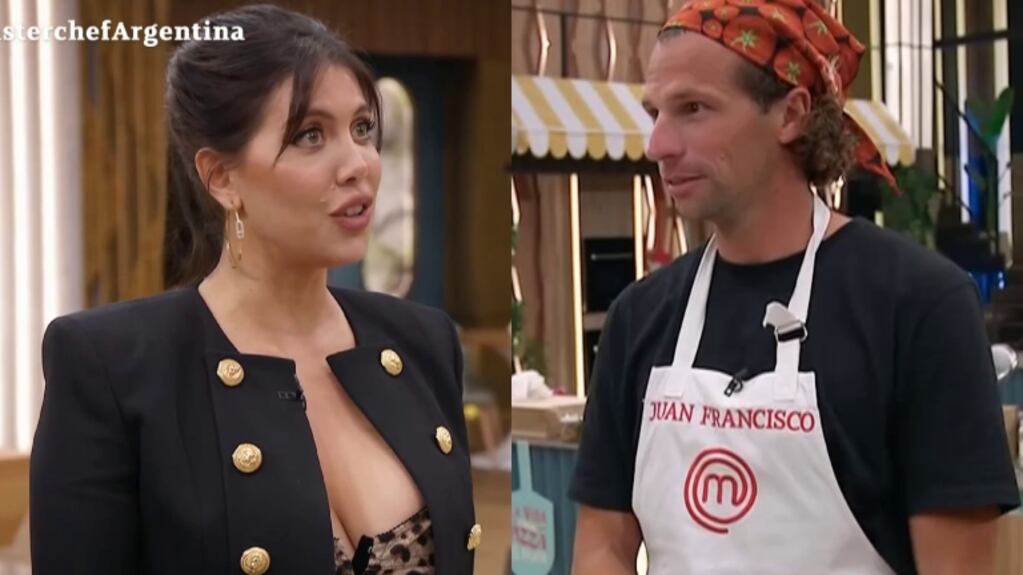 La escena de celos de Juan Francisco en MasterChef a Wanda Nara