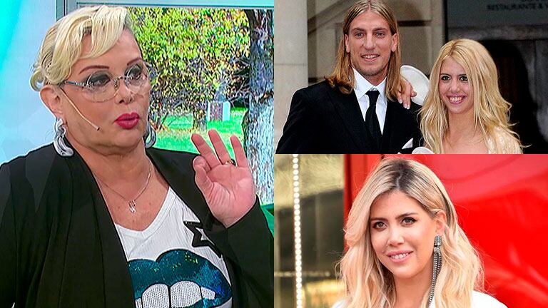 Carmen Barbieri analizó el antes y el después de Wanda Nara tras ver las fotos de su boda con Maxi López