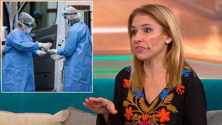 La indignación de Fernanda Iglesias luego de que no le hicieran el test de Covid-19 a su hija