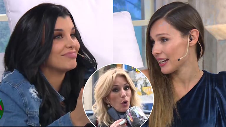 El picante ida y vuelta de Charlotte Caniggia y Yanina Latorre en Pampita online