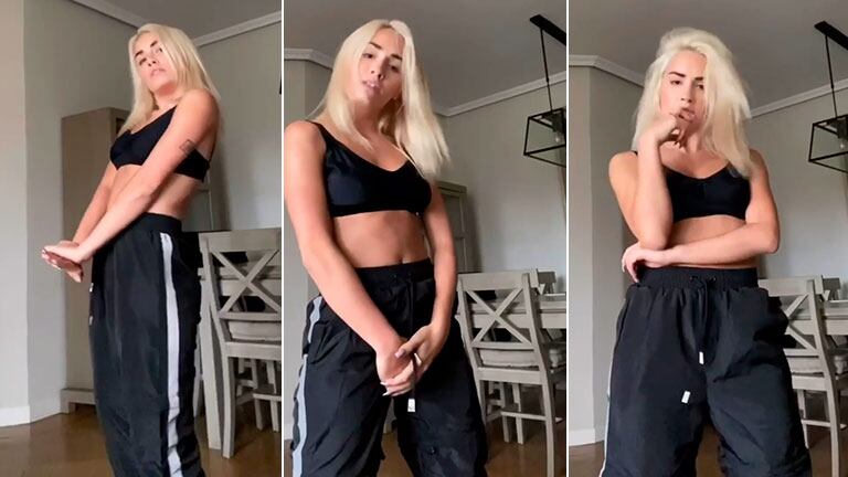 El sensual baile de Lali al ritmo de Justin Bieber
