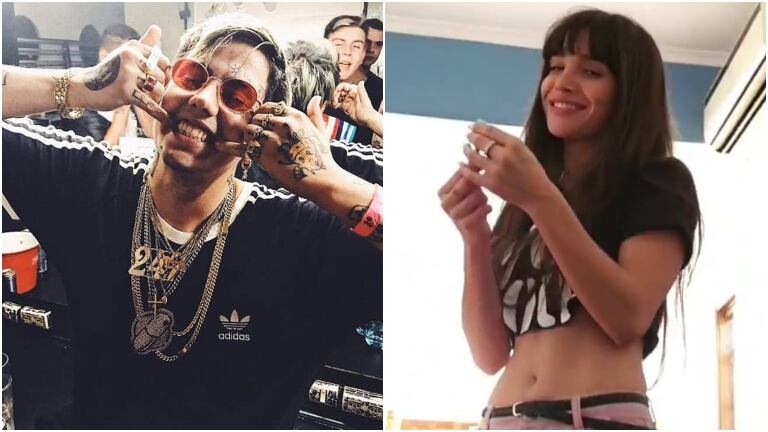 Duki confirmó que está de novio con Brenda Asnicar a través de un video