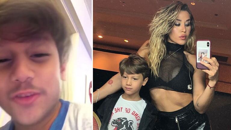 El video de Momo, el hijo de Jimena Barón, que encendió una nueva polémica