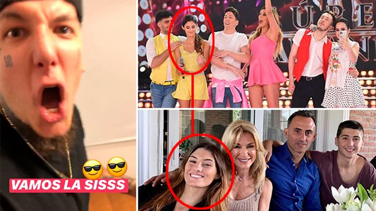 Escandaloso festejo de Alex Caniggia contra la familia Latorre, tras la victoria de Charlotte en el Bailando