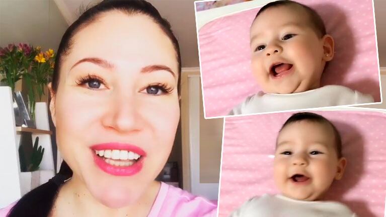 El dulce video de Adabel Guerrero cantándole a su hija en Instagram
