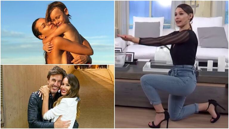 El tierno dibujo que le hizo el hijo de Pampita para el Día de la Madre el año pasado: "Lo hizo a García Moritán más chiquito porque dijo que estaba arrodillado con el anillo"