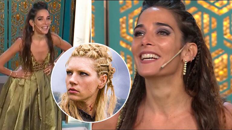 ¡Original! Juana Viale inspiró su look para La Noche de Mirtha en un personaje de una serie