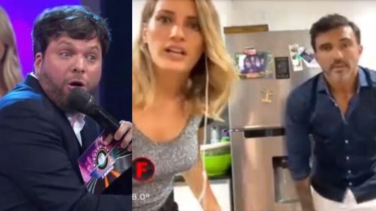 Mica Viciconte y Fabián Cubero participaron en Bienvenidos a bordo