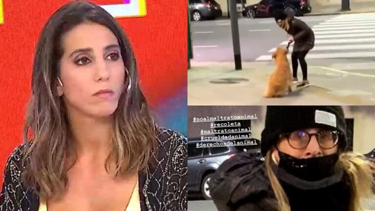 Cinthia Fernández quiere adoptar al perro que es maltratado en un video viral