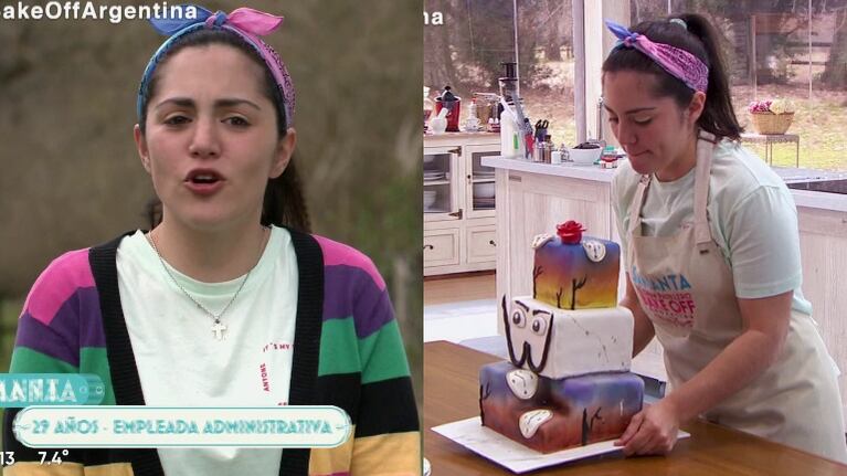 La llamativa frase de Samanta que dio que hablar en la final de Bake Off Argentina
