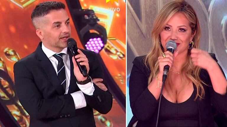 La divertida reacción de Karina la Princesita cuando Ángel de Brito le pidió que cante un tango